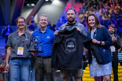 2026 FIRST Volunteer of the Year Award Recipient for FIRST Robotics Competition