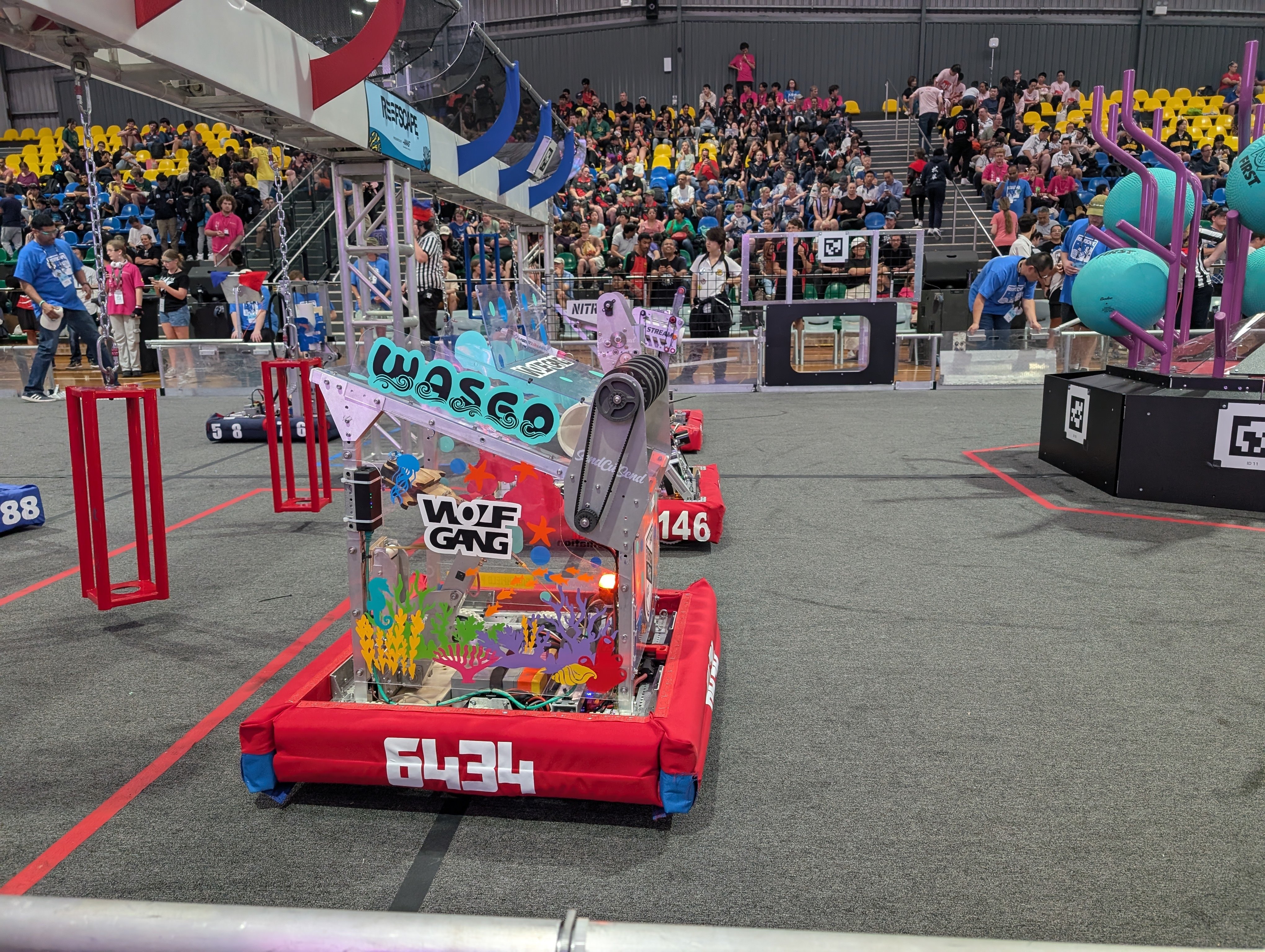 2025 kitbot from an FRC event